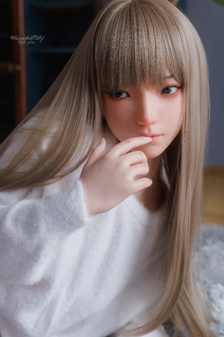 148cm (4ft10) Bカップ リアル シリコン ラブドール Sora ヘッド #70